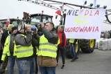 Protest rolników w powiecie świeckim. Zobacz zdjęcia i wideo