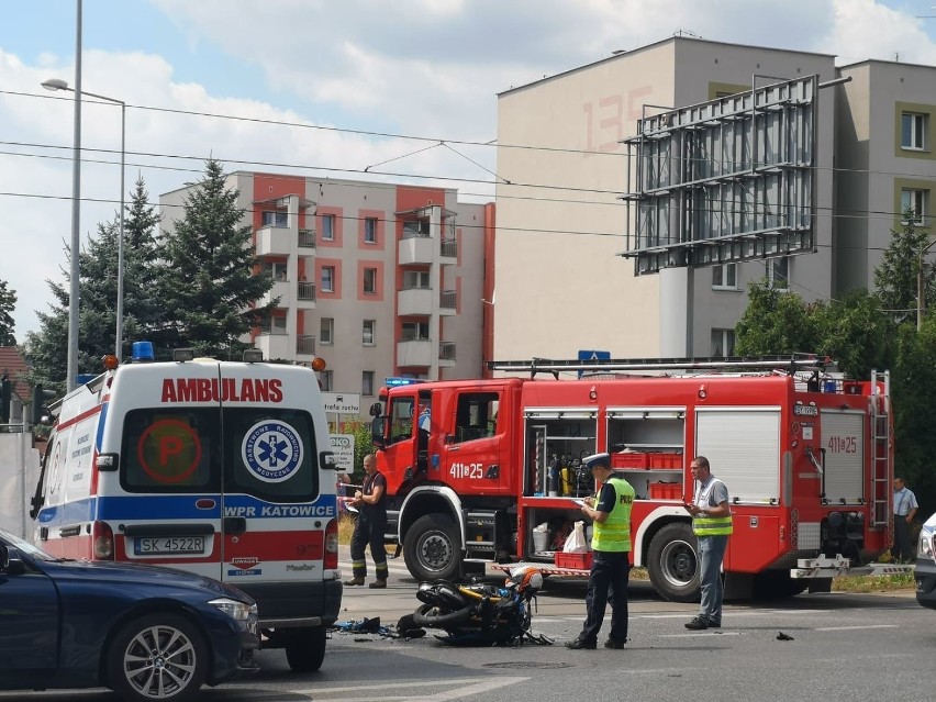 Śmiertelny wypadek z udziałem motocyklisty w Bytomiu