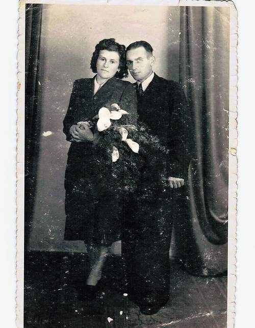 Ślub Joanny i Jana Otrębów. Rok 1952