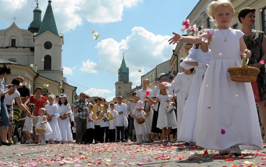 Boże Ciało w Lublinie: Procesje przeszły ulicami miasta