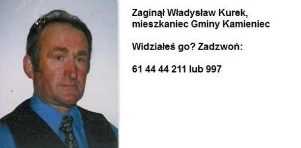 Władysław Kurek ma 64 lata, mieszka we wsi Doły w gminie...