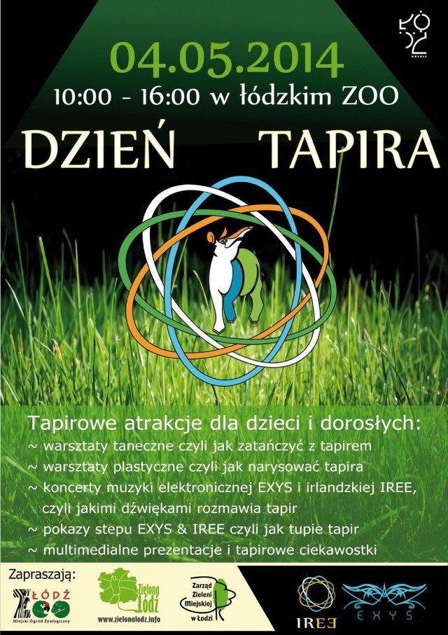 Dzień Tapira w zoo w Łodzi