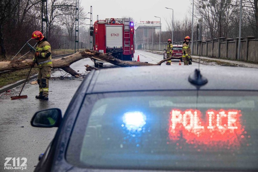 Wypadek na ulicy Makoszowskiej w Zabrzu....