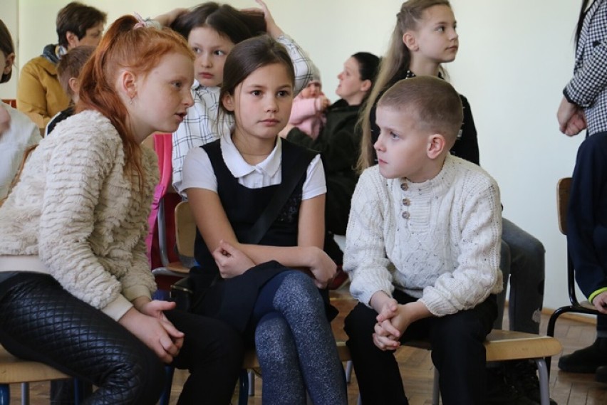 Ukraińskie dzieci rozpoczęły już naukę w szkołach w Jarosławiu [ZDJĘCIA]