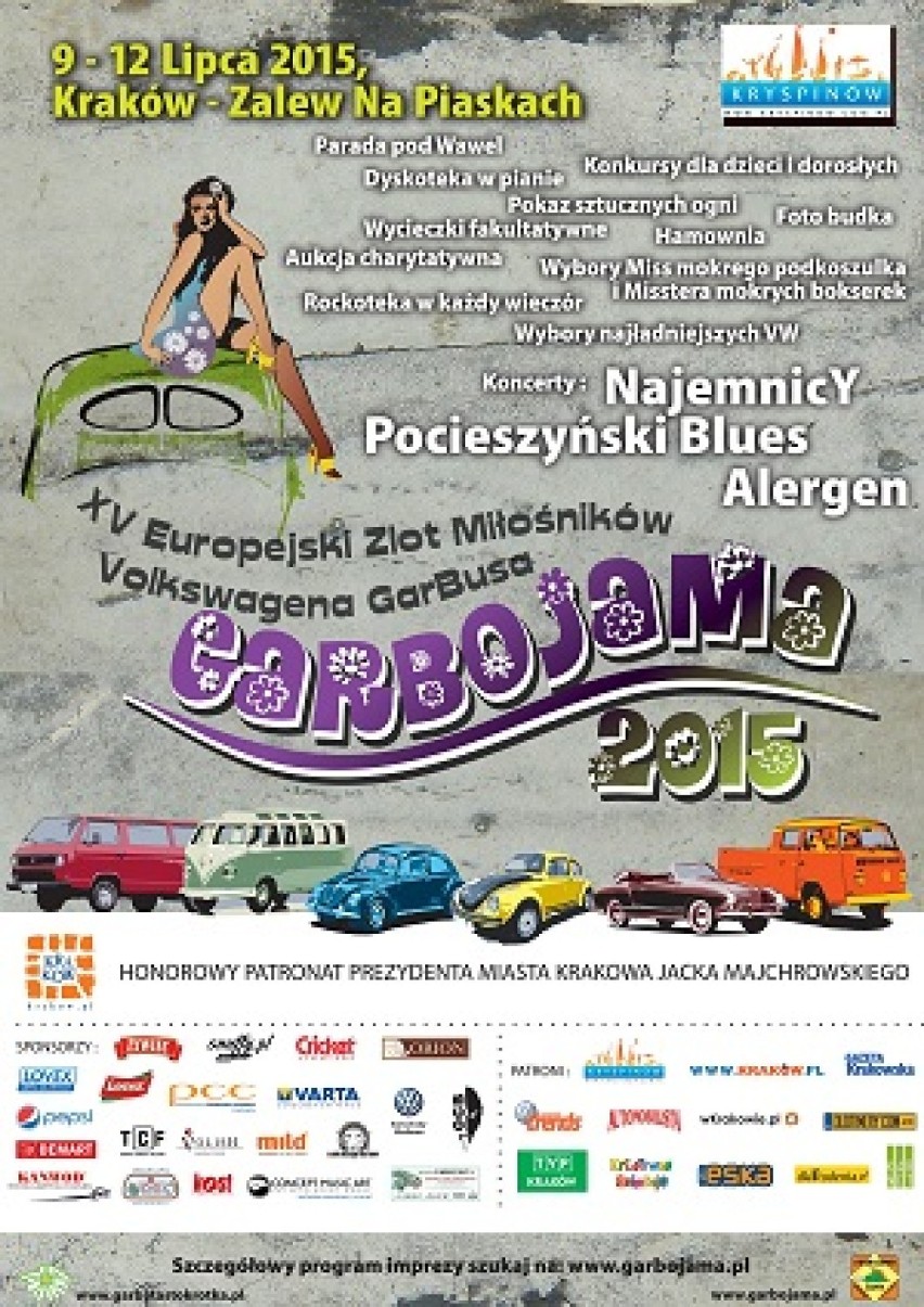 XV Garbojama! 

9-12 lipca 2015 (czwartek-niedziela)

Nad...