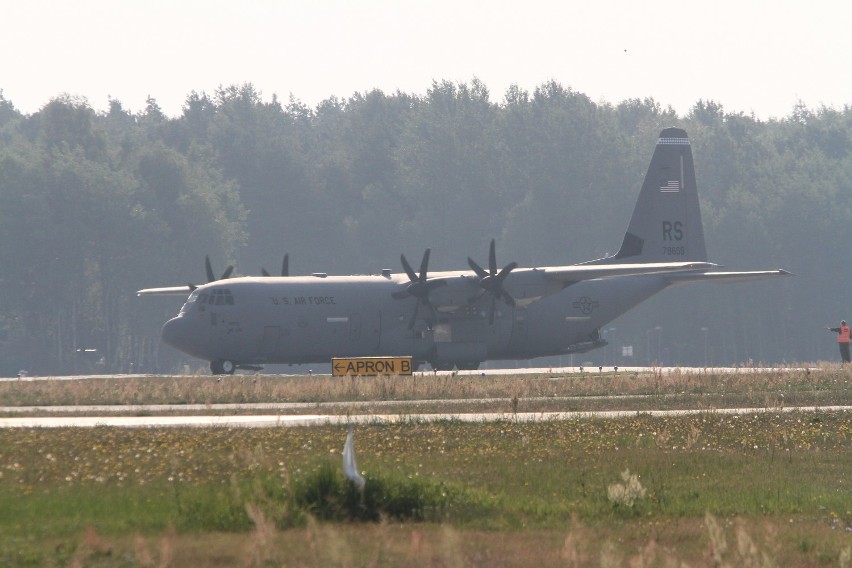 F-22 w Polsce. Wylądowały w bazie w Łasku