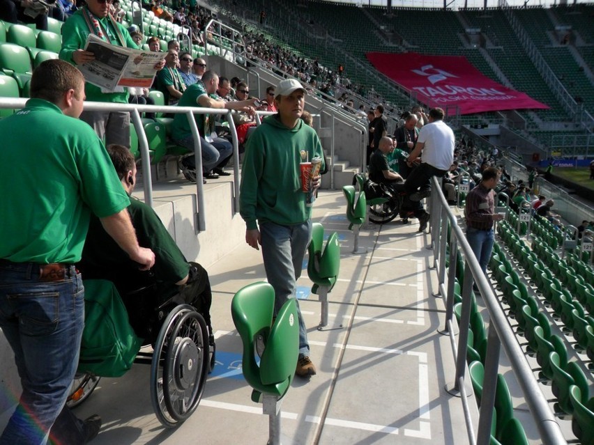 Wrocław: Stadion Miejski przyjazny niepełnosprawnym
