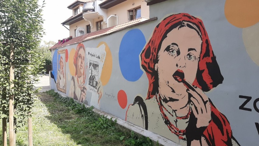 Nowy mural w Lesznie