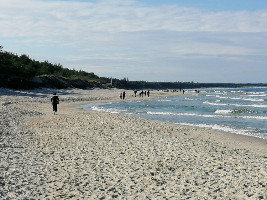Niedzielna plaża w Grzybowie - dla tych, którzy nie lubią tłumów