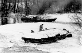 Słupsk w zimie roku 1982. Saperzy walczyli z zimą w stanie wojennym na Słupi i Łupawie 
