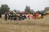 Katastrofa śmigłowca, w której zginął Marek P. z Boronowa i jego syn. Wstępny raport nie wyjaśnia dlaczego maszyna się rozbiła [ZDJĘCIA]