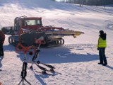 Wypadek na stoku narciarskim. Ratrak uciął nogę dziennikarzowi Polsatu