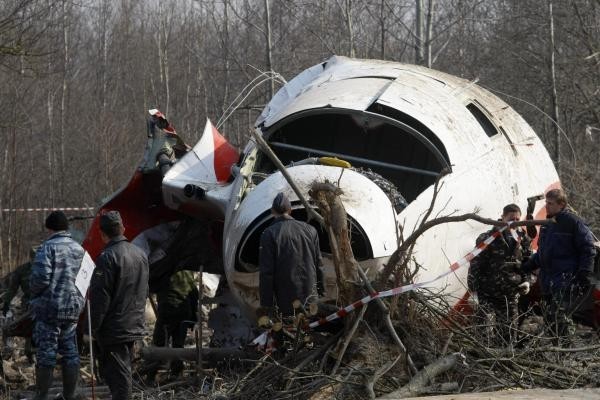 Wrak Tupolewa Tu-154m