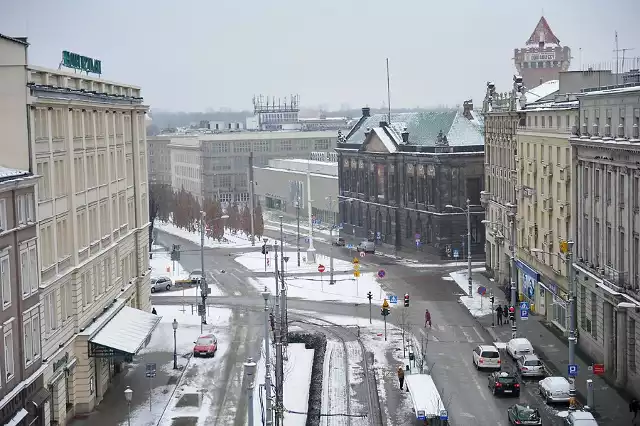 Widok z tarasu widokowego Galerii MM w Poznaniu