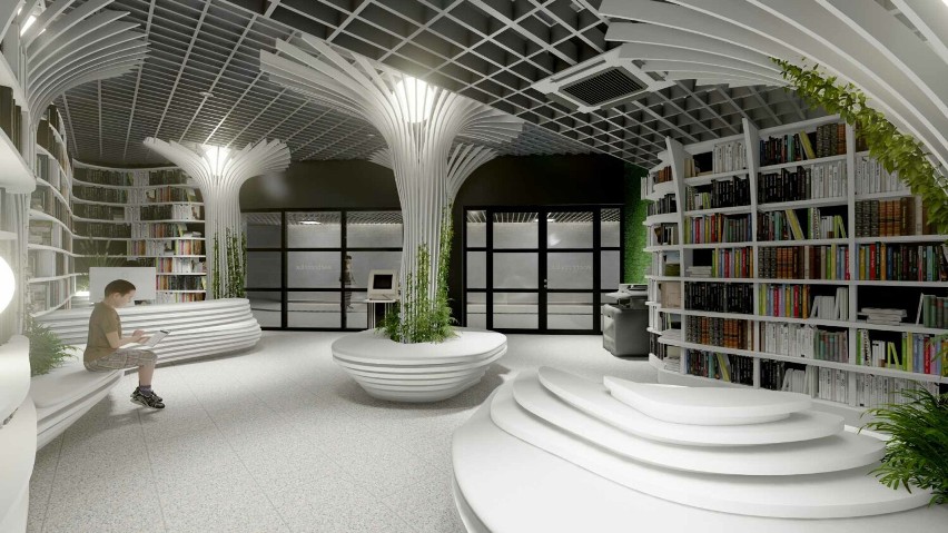 Tak będzie wyglądać podziemna biblioteka w Warszawie