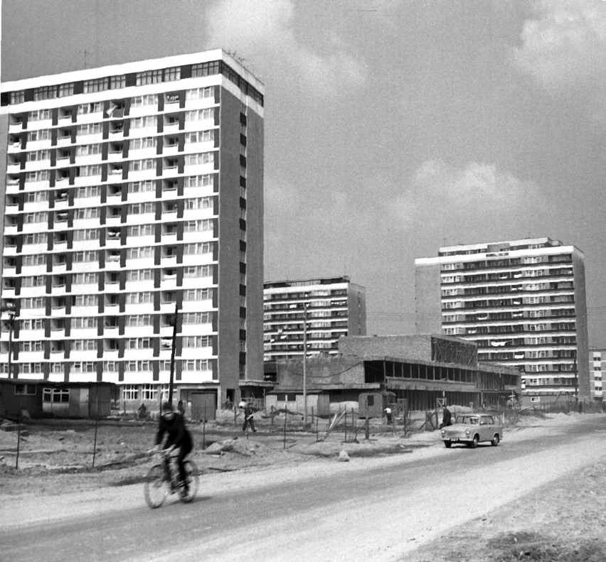 Tychy. Aleja Niepodległości, rok 1972