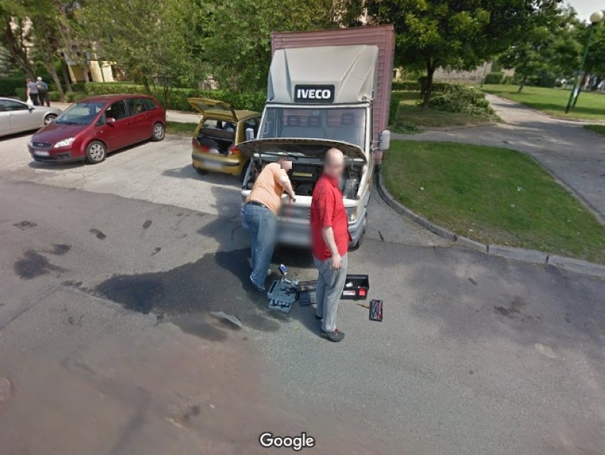 Google Street View na os. Piekary w Legnicy