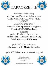 Rzgów. Zakończenie rozgrywek Gminnej Ligi Halowej Piłki Nożnej