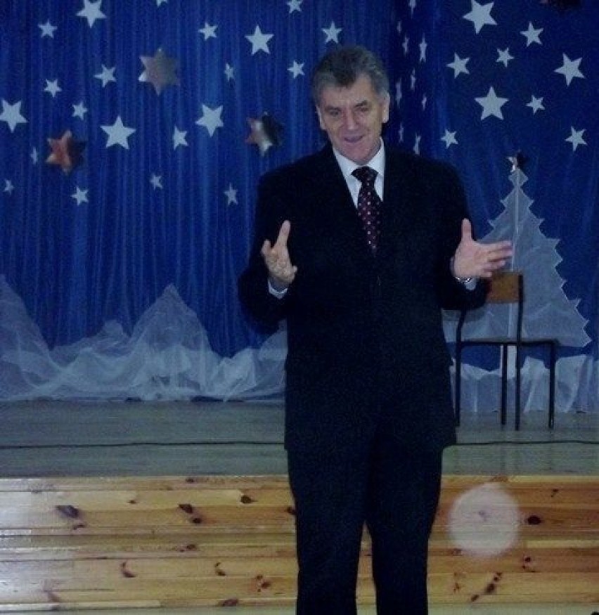 Ryszard Dolata podczas wykładu. Fot. Karol Szmagalski