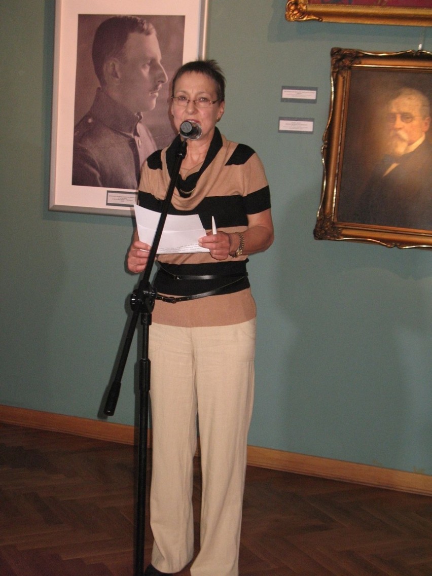 Wystąpienie Anny Dziewanowskiej na temat dziejów rodziny....
