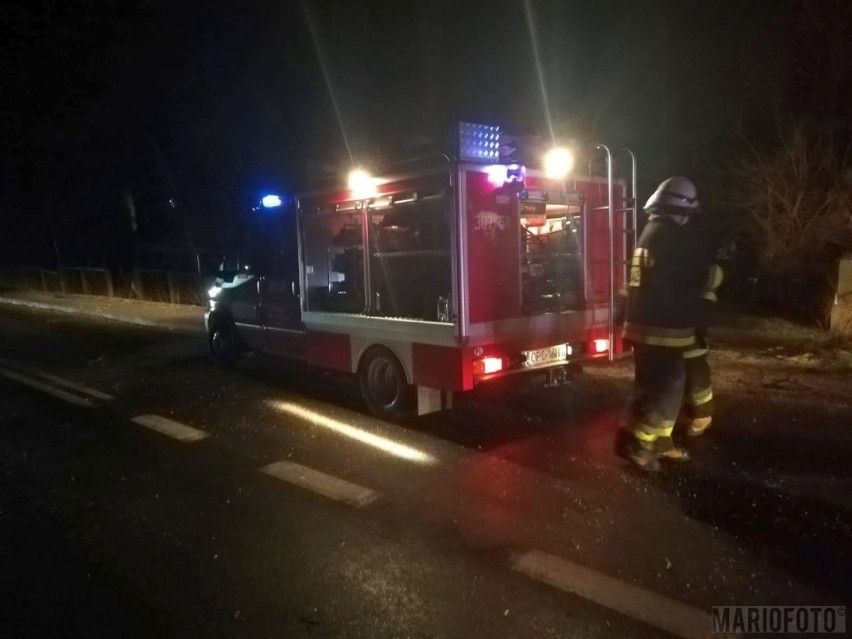 Strażacy usuwają skutki silnych wiatrów na Opolszczyźnie.