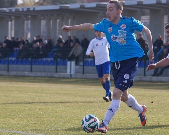 Bartłomiej Zdunek mało gra w rundzie wiosennej. W Opolu wszedł na boisko w 69 minucie.