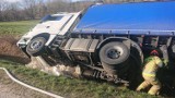 Zderzenie samochodów ciężarowych w Woli Cieklińskiej [ZDJĘCIA]