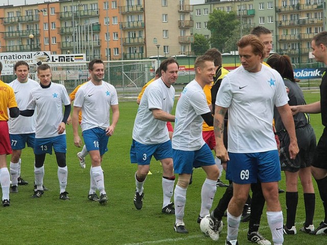 Mecz haszgru - gwiazdy TV w Grudziądzu odbył się w maju 2013 roku.