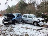 Złotów: Wypadek  na trasie Kujan-Zakrzewo. Jedna osoba poważnie ranna [FOTO]