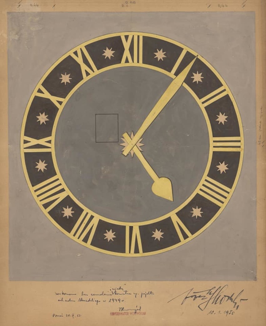 Leszno. Nowy zegar z 24 -karatowym złotem na ratuszowej wieży. Jest taki jak przed laty [ZDJĘCIA]