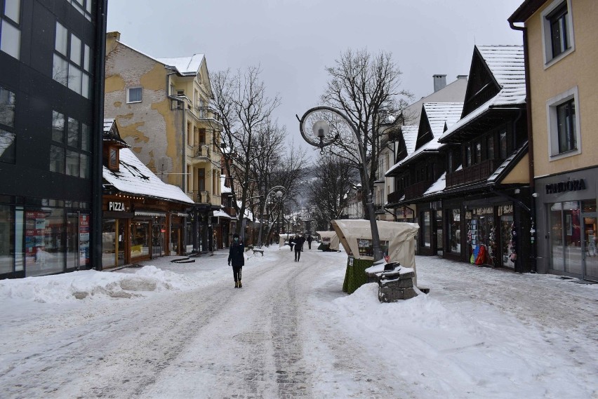 Zakopane w zimowej scenerii