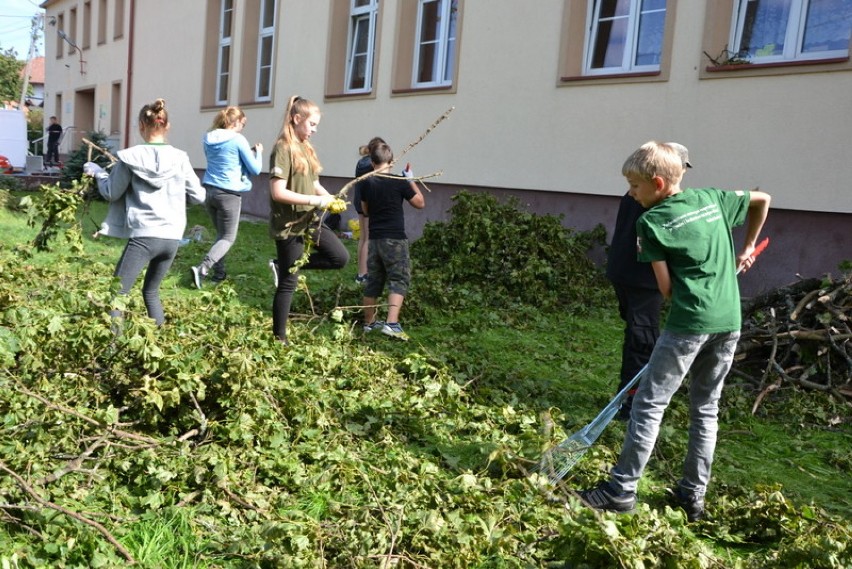 Harcerze z Chojnic pomagają mieszkańcom Rytla