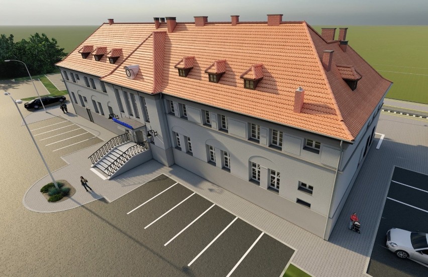 Dworzec PKP Olesno Śląskie - tak będzie.