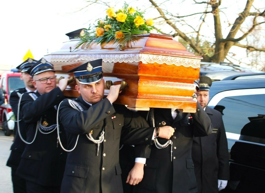 Pogrzeb Bogusława Kąckiego, strażaka z OSP Niepołomice