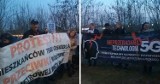 Protest w Dąbrowie Górniczej. Nie chcą masztu z technologią 5G obok swoich domów. Zobacz ZDJECIA