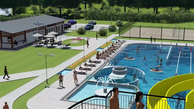 Tak ma wyglądać basen i miejsce do rekreacji na Kani w Opatowie. Więcej na kolejnych zdjęciach