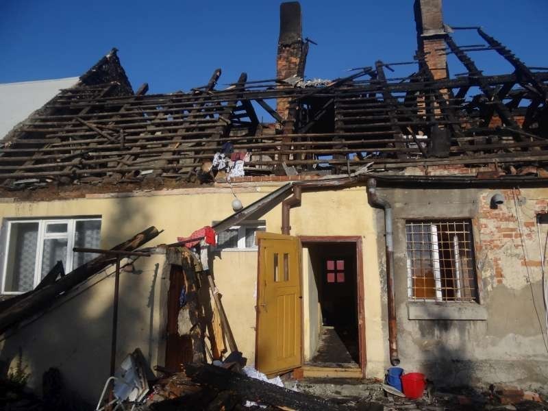 Pożar w Choczu - krajobraz po tragedii