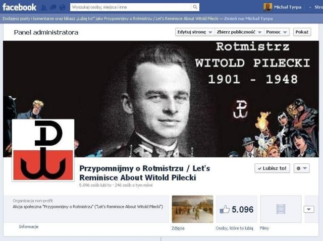 Główny profil akcji na facebooku