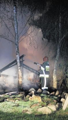 Osiem zastępów straży gasiło pożar stodoły