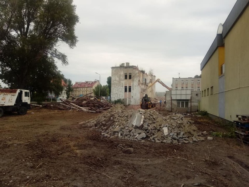 Budynek  przy al. Wojska Polskiego 113 został zburzonyy