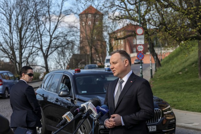 Prezydent Andrzej Duda przyjechał na Wawel