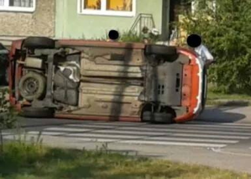 Wypadek na Wrzosach w Toruniu. Zdjęcia dzięki uprzejmości FB...