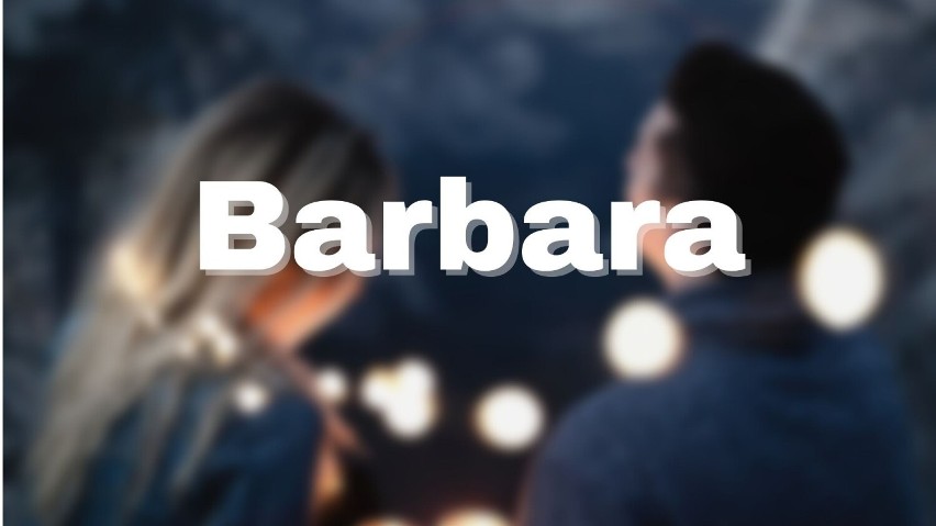 Barbara wierzy w miłość od pierwszego wejrzenia. Jest...