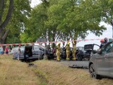 Tragiczny wypadek w powiecie lipnowskim. Śmigłowiec LPR w akcji. Zdjęcia