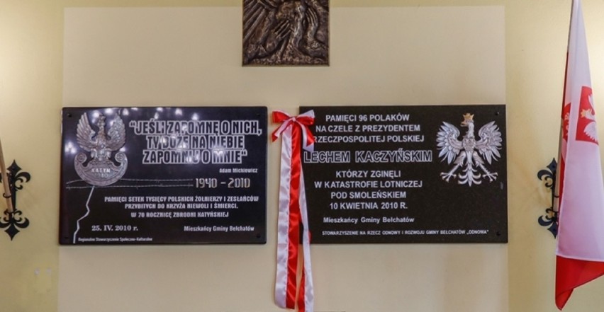 W Łękawie odsłonięto tablicę upamiętniającą ofiary katastrofy w Smoleńsku