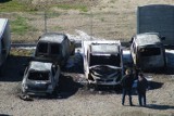 Pożar na Obodrzyckiej:  zniszczonych 10 samochodów! [WIDEO]