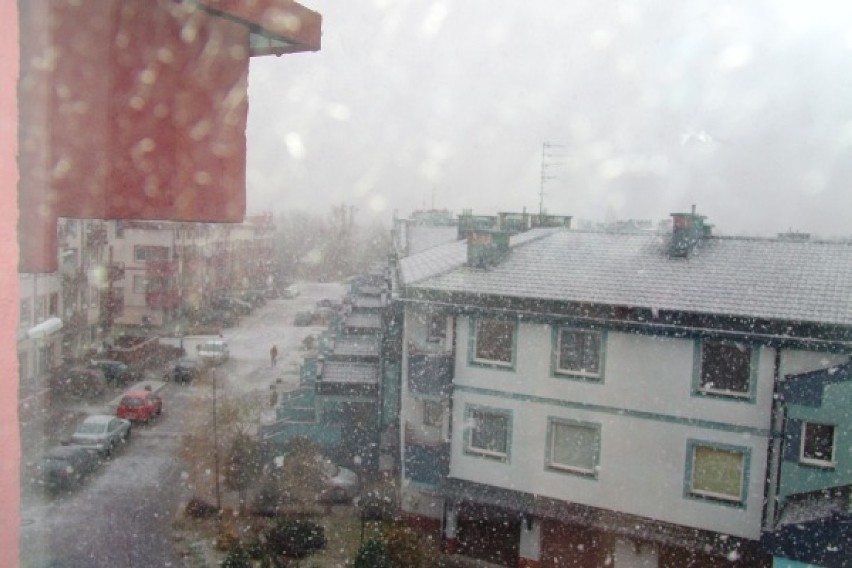 Pierwszy śnieg na Maślicach 10.12.2011