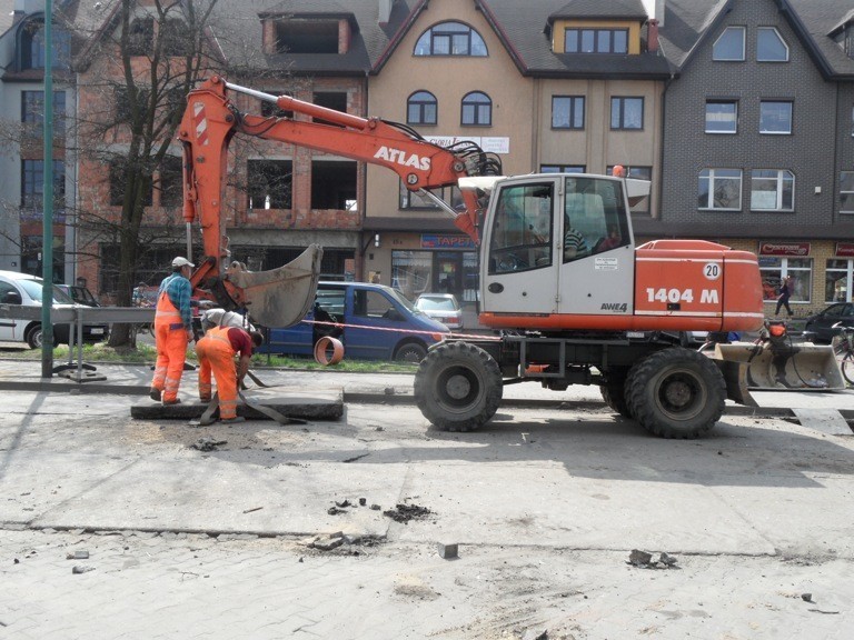 Trwa remont ul. Karola Miarki w Lublińcu. Wjazd od ul. Mickiewicza od 2 tygodni jest zamknięty