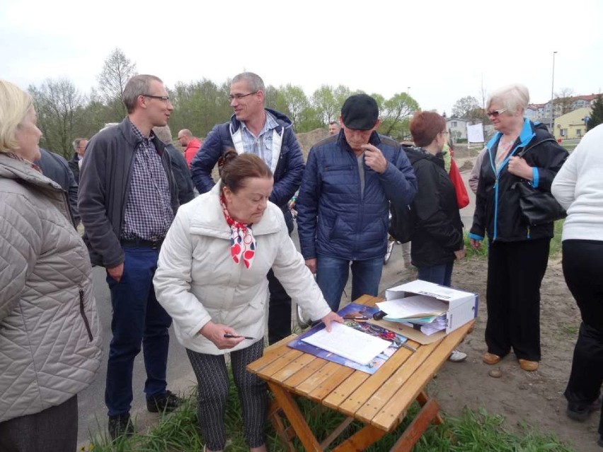 Os. Zielona Dolina w Pile: protest