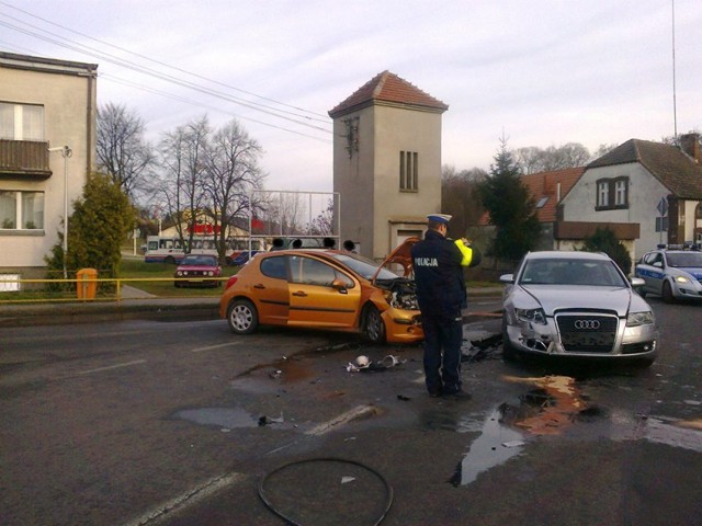 Święta w Chodzieży minęły spokojnie, ale były wypadki i kradzież (na zdjęciach - wypadek w Margoninie)